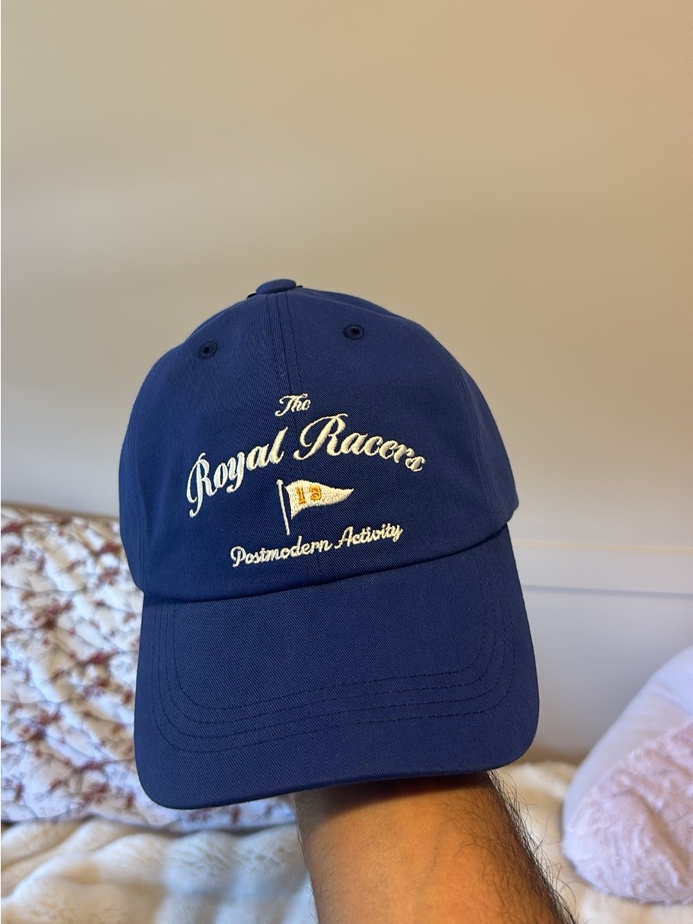 Navy 'Royal Racers' Embroidered Cap